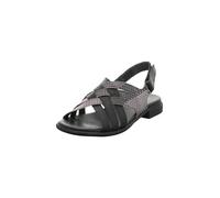 Think! Kamaa Lederfutter, Sandali Donna, Nero Combi 9000, 37 EU