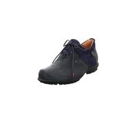 Think! Kong Herren Lederfutter, Derby Uomo, Navy Kombi 8070, 42.5 EU
