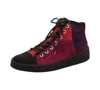 Think! Kumi Foderato in Pelle Sostenibile, Stivali Donna, 000 Nero Combinato, 38.5 EU