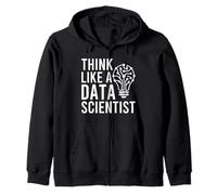 Think Like A Data Scientist Tech Analyst Felpa con Cappuccio
