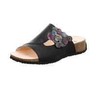 Think! Mizzi-Fodera in Pelle da Donna, Ciabatte, Nero Combi 0000, 35 EU