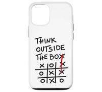 Think Outside the Box - Motivational Tic Tac Toe Design Custodia per iPhone 12/12 Pro