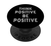 Think Positive Be Positive Motivational Citazione Ispirazione PopSockets PopGrip Adesivo