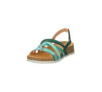 Think! Sandali da donna con fodera in pelle koak, Aqua Kombi 9010, 37 EU