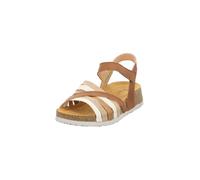 Think! Sandali da donna con fodera in pelle koak, Cognac Kombi 3000, 40 EU