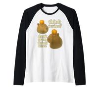 Think Twice? Don't Even Think Once Maglia con Maniche Raglan