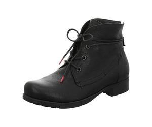 Think! Women Denk Chromfrei Gegerbte Lammfell Ankle Boot, 0010 Black, 5.5 UK