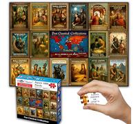 Think2Master Puzzle colorato post classico civiltà 1000 pezzi di grande formato: bambini 12+, adolescenti, adulti e famiglie. Ottimo regalo con cronologia storica e mappa del mondo. Dimensioni: 68,1 x