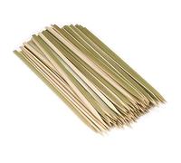ThinkBamboo - Spiedini per barbecue in bambù di alta qualità, 15 cm, 100 pezzi