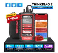 Thinkcar ThinkDiag 2 Ediag Plus, protocollo Canfd per tutte le auto, tutti i servizi di reset, 1 anno gratuito, strumento diagnostico OBD2, test attivo, codifica ECU