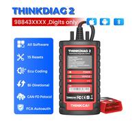 THINKCAR Thinkdiag 2 Scanner OBD2 per Tutti i Sistemi, 15 Reset, Codifica ECU Bidirezionale, Supporto Protocolli CAN FD, Compatibile con Marchi di Auto GM, Scanner OBD2 Gratuito e FCA, Strumento