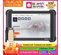 Thinkcar Thinkscan 689BT CANFD DOIP OBD2 Scanner Tutti gli strumenti diagnostici del sistema 34 Reset Aggiornamento gratuito a vita Strumenti automobilistici per auto 689BT