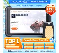 THINKCAR THINKSCAN 689BT Programmatore di Chiavi Professionale, Strumento Diagnostico Automobilistico, Codifica ECU Bidirezionale, CANFD DOIP, 34 Funzioni di Reset