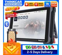THINKCAR THINKSCAN 689BT Strumento diagnostico OBD2 Aggiornamento gratuito a vita DOIP CANFD Codifica ECU bidirezionale Test attivo 34 Ripristini Scanner automatico THINKSCAN 689BT