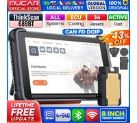 THINKCAR THINKSCAN 689BT Strumento diagnostico OBD2 per auto DoIP CAN FD Tutti i sistemi 34 Reset Codifica ECU Strumento di scansione di controllo bidirezionale