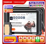 THINKCAR THINKSCAN 689BT Strumento diagnostico per auto OBD2 CAN-FD DOIP Sistema completo 34 Ripristino Test d'azione Aggiornamento gratuito a vita Scanner automatico 689BTScreenProtector