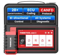 THINKCAR THINKTOOL MINI 2 Strumento diagnostico per auto CANFD Obd2 Scanner Strumento di scansione bidirezionale 28 Reset Diagnosi completa del sistema FCA