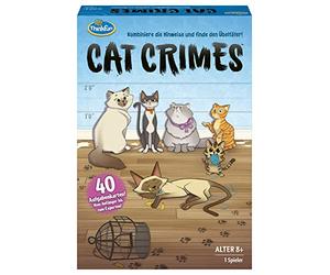ThinkFun - 76366 - Cat Crimes - Il soffice e sfacciato gioco di combinazione e deduzione con i gatti. Trovate il colpevole!