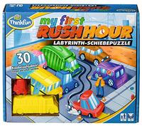 ThinkFun 76412 - My first Rush Hour - Das bekannte Stau-Spiel für Kinder ab 3 Jahren, Logikspiel für 1 Spieler, mit Aufgaben für Anfänger und Experten: Erkennen und bewegen - Labyrinth Spiel