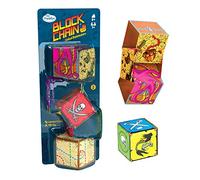 ThinkFun 76424 - Block Chain: Pirati - I Nuovi Laser Brainteaser Ragazze e Ragazzi a Partire dagli 8 Anni di età. Allenamento del Cervello con Catene a cubetti, Perfetto da Portare e