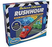 ThinkFun 76440 - Rush Hour - Il noto gioco di ingorgo nell'edizione deluxe con veicoli in look metallo, gioco di logica per adulti e bambini dagli 8 anni