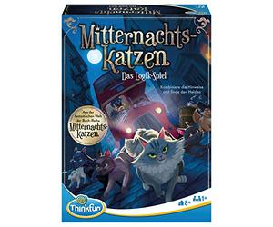 ThinkFun 76483 - Gatti di mezzanotte - Il gioco di logica per ragazzi e ragazze dagli 8 anni in su. Un gioco di deduzione nel fantastico mondo dei gatti di mezzanotte, verde turchese