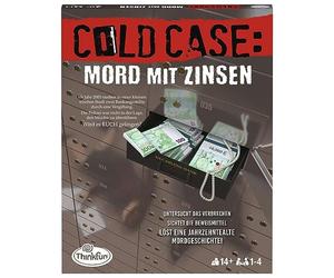 ThinkFun - 76486 - Cold Case: Omicidio con interesse. Il thriller poliziesco a casa tua. Chi trova l'assassino? Un gioco di puzzle per uno o in gruppo a partire dai 14 anni