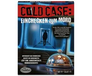 ThinkFun - 76677 - Cold Case: Check-in per omicidio. Il thriller poliziesco a casa tua. Cosa è successo? Un complicato gioco di puzzle per singoli o gruppi, consigliato a partire dai 14 anni