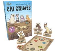 Thinkfun Cat Crimes Who's to Blame Brain Teaser Logic Challenge Game per bambini