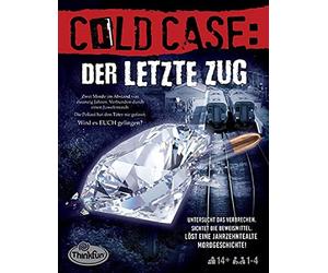 ThinkFun - Cold Case: L'ultima mossa. Il thriller poliziesco a casa tua. Cosa è successo? Un gioco di puzzle per uno o in gruppo a partire dai 14 anni