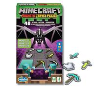 ThinkFun - Minecraft Giochi | Giochi per Bambini 7 Anni o Più | 40 Sfide di Logica | Pezzi Magnetici
