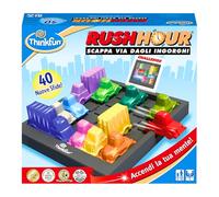 ThinkFun - Rush Hour, Scappa Dagli Ingorghi, Gioco da Tavolo, 1+ Giocatori, Idea Regalo per Bambini e Ragazzi 8+ Anni, Edizione in Italiano