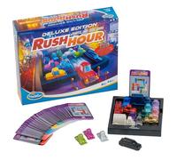 ThinkFun 76617-Rush Hour Edizione Deluxe con Veicoli in Metallo, Gioco Logico per Adulti e Bambini a Partire dagli 8 Anni, 76617