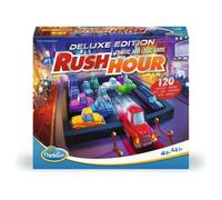 ThinkFun 76617-Rush Hour Edizione Deluxe con Veicoli in Metallo, Gioco Logico per Adulti e Bambini a Partire dagli 8 Anni, 76617