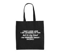 Thinking About Bazball - Borsa Tote IN Tela - Ashes Cricket Tour Player Love