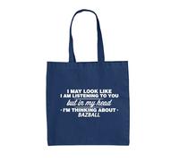 Thinking About Bazball - Borsa Tote IN Tela - Ashes Cricket Tour Player Love