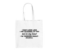 Thinking About Bazball - Borsa Tote IN Tela - Ashes Cricket Tour Player Love