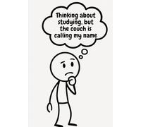 Thinking about studying, but the couch is calling my name