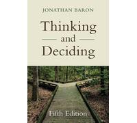 Jonathan Baron Thinking and Deciding (Tascabile)