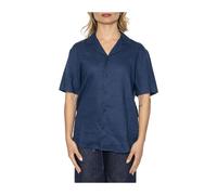 Thinking MU - Camicia a Maniche Corte con Bottoni - - Shirts - Uomo - Blu - S