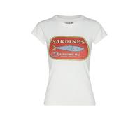 THINKING MU T-Shirt SARDINES MIRNA bianco | L