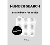 Thinking Numbers Pub Number search puzzle book for adults + solution (Tascabile)