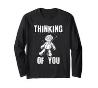 Thinking of You Bambola Voodoo New Orleans Mardi Gras Maglia a Manica