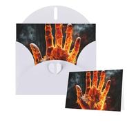 Thinking of You Biglietti con buste, biglietto di auguri con fiamma, biglietti vuoti per tutte le occasioni, compleanno, ringraziamento, biglietti per inviti di nozze, San Valentino, 10 x 15 cm