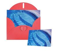 Thinking of You Biglietti con buste blu piscina biglietti vuoti per tutte le occasioni biglietto di condoglianze biglietto vuoto biglietto di ringraziamento per inviti di nozze festa di compleanno