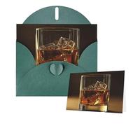 Thinking of You - Biglietti con buste con liquore marrone in tazza, biglietti vuoti per tutte le occasioni, biglietto di simpatia, biglietti di ringraziamento per inviti di nozze, feste di compleanno