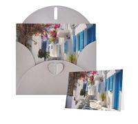 Thinking of You Biglietti con buste Grecia Street Biglietti vuoti per tutte le occasioni Biglietto di condoglianze Biglietto di ringraziamento per inviti di nozze e feste di compleanno