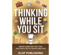 Thinking While You Sit: Brain Games Better Than Another Status Update Meeting | Fun Teasers for Loo Time | Gag Gift for Coworkers