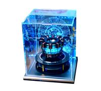 Thinkizen Arc Reactor MK1, reattore ad arco a levitazione magnetica 1:1 con luce LED, galleggiante e rotante in aria e vetrina, superba replica regalo e decorazione per i fan di Iron Man, generazione