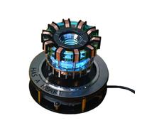 Thinkizen Arc Reactor MK1, reattore ad arco a levitazione magnetica 1:1 con luce LED, galleggiante e rotante in aria e vetrina, superba replica regalo e decorazione per i fan di Iron Man, generazione